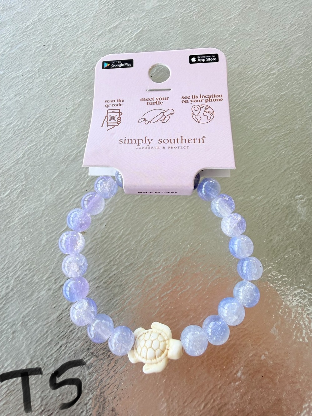 Simply Southern Trackable TURTLE Charm Beaded Bracelets - Picture 5 of 7